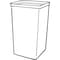 Rubbermaid Commercial Waste Container, 50 Gal, 19-1/2"x19-1/2"x34-1/3", 4PK, Gray RCP3959GRACT - alternate 2
